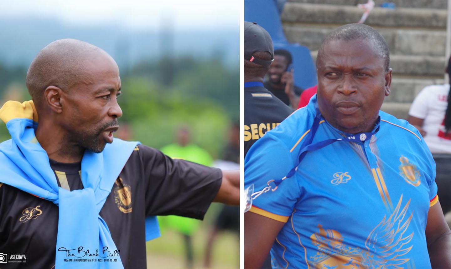 Within just 24 hours of Ernest Mavuso’s (R) departure, Mbabane Highlanders have moved decisively to appoint Selaotse